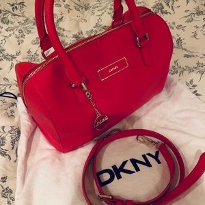 New DKNY Red Bag